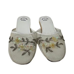 S.C.I.I. Beaded Slip on Sandals Size 7 NWOT